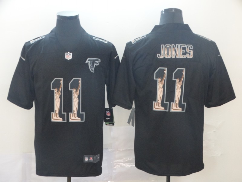 Men's Atlanta Falcons Julio Jones #11 Black Jersey